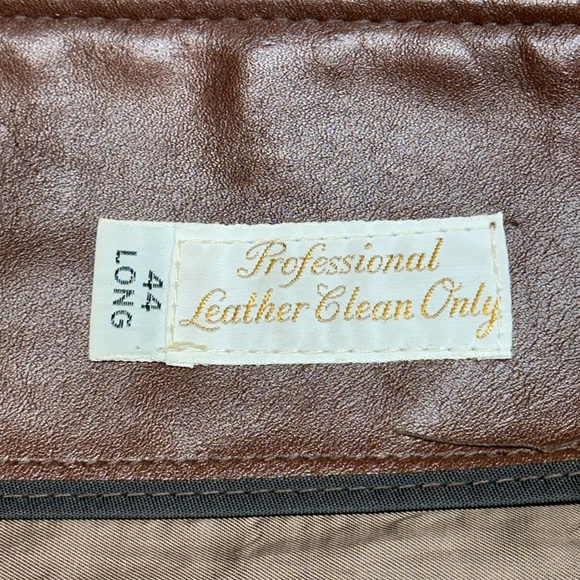 Vintage Leather Jacket - Brown - Men’s - Large - 44 Long - Picture 7 of 7